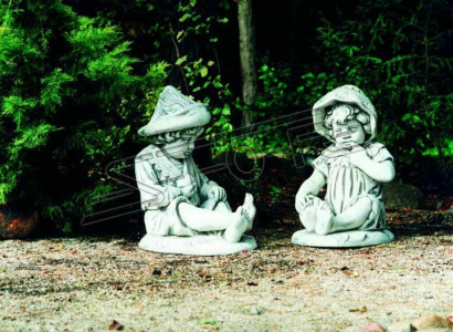 Child 71cm Sculpture Design Figure Statue Garden Figures Statues